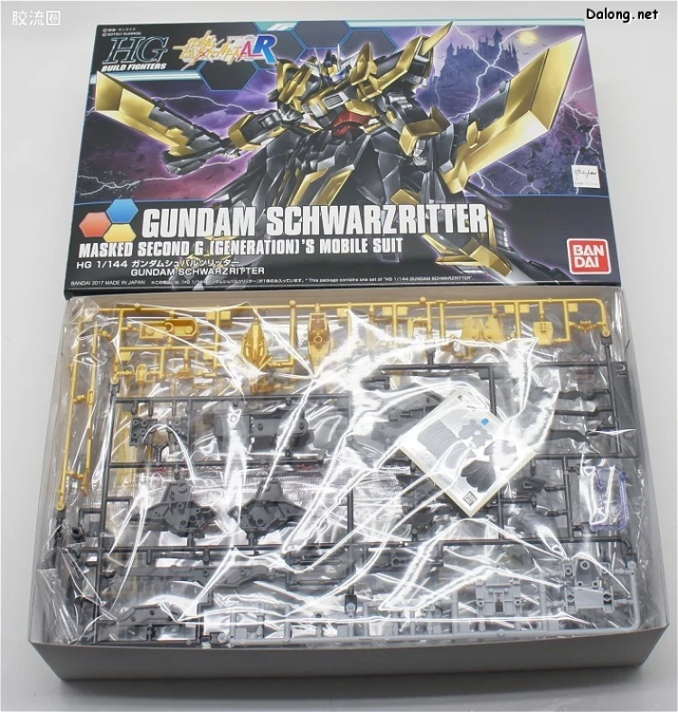 钢普拉Build 综合 HGBF 055 漆黑骑士高达 - 图片